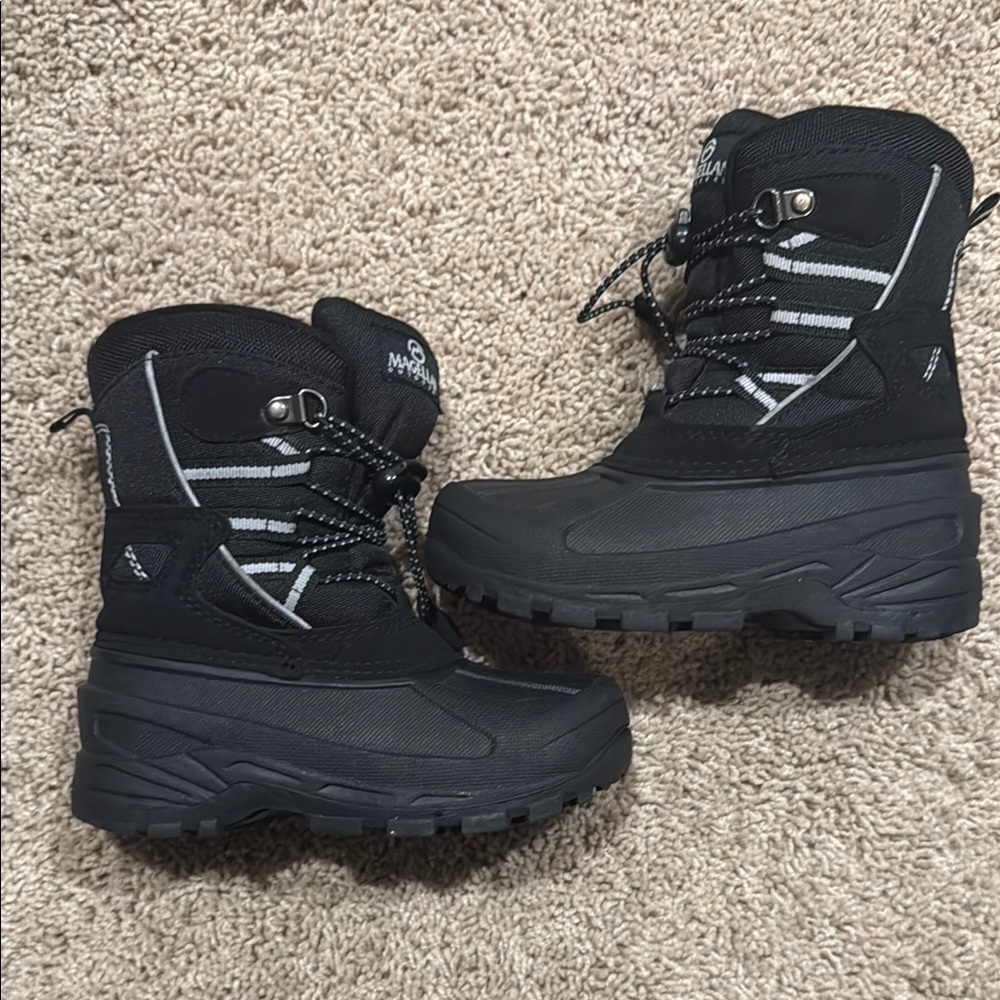 Magellan Outdoors Toddler Black Winter Boots- size 10